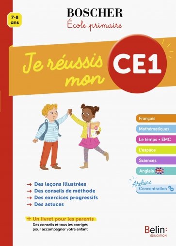 Boscher Je reussis mon CE1 Ed 2020