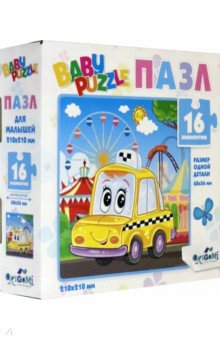 Baby Puzzle. Пазл-16. Такси (05833).