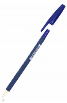 Ручка шариковая синяя 0.7 мм RUBBER 80 (R-8000-BL).