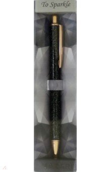 

Ручка шариковая, автоматическая "TO SPARKLE-4", черный копус, синие чернила (M-7626-70-black)