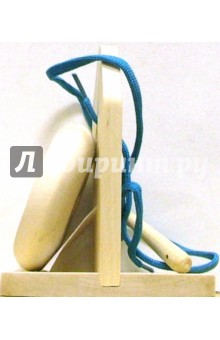 Пуговица-шнуровка на подставке (4 дырки).