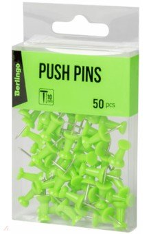 Кнопки силовые 50 штук, зеленые (PN5030b).