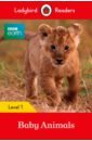 мини книжки english животные animals уровень 1 BBC Earth. Baby Animals. Level 1