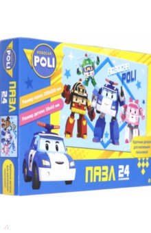 Купить Робокар Поли. Пазл-24 Команда Поли (05785), Оригами, Пазлы (12-50 элементов)