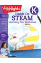 Kindergarten Hands-On STEAM Learning Fun Workbook highlights kindergarten writing