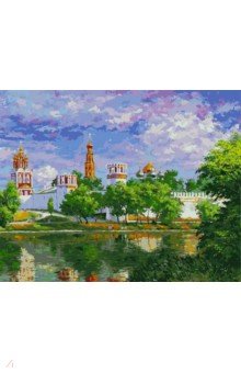 

Живопись на холсте "Новодевичий монастырь", 40х50 см (019-AB)