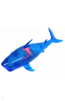 Купить Жмяка Акула со светом (Т16995), 1TOY, Игрушка-антистресс