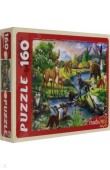 Puzzle-160 ЛЕСНЫЕ ЗВЕРУШКИ (ПУ160-2960).