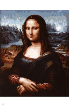 Рисование по номерам 40*50  Мона Лиза (G014).