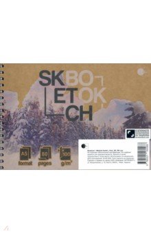 Скетч-бук SketchBook Зимний лес А5 80 страниц 538₽