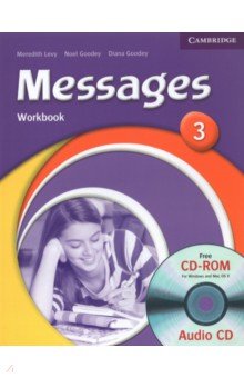 Обложка книги Messages. Level 3. Workbook (+CD), Levy Meredith, Goodey Diana, Goodey Noel