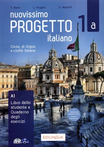 Nuovissimo Progetto italiano 1a Libro+Quad+CD+DVD