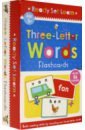 Three Letter Words Flashcards rhyming words flashcards