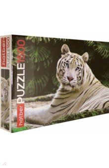 Puzzle-1500. Белый тигр (1500ПЗ2_25136).
