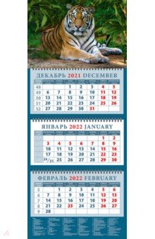 Zakazat.ru: Календарь квартальный на 2022 год Год тигра. Умиротворенный хозяин джунглей (14206).