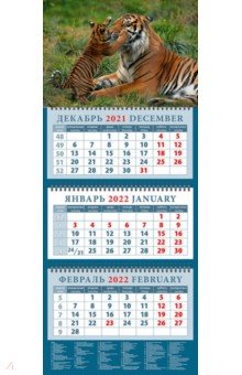 Zakazat.ru: Календарь квартальный на 2022 год Год тигра. Тигриные нежности (14210).
