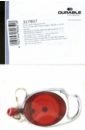 Обложка Рулетка д/бейджа 80см карабин красный,8327-03