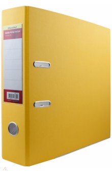 Папка-регистратор, A4, 75 мм, желтая (355021-05)