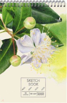 Скетчбук (30 листов, А5+, евроспираль), Весенние цветы (ТСФМ5304861).