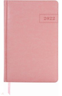 Ежедневник датированный 2022 Imperial, 168 листов, А5, розовый.