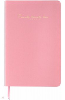 Ежедневник датированный 2022 Pastel, розовый, 168 листов, А5.