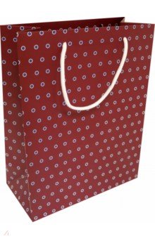 

Пакет подарочный Men's pattern, бордовый