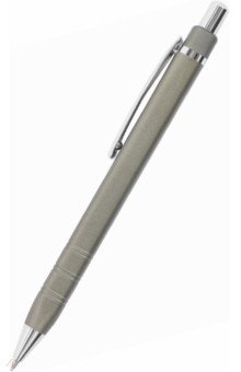 Ручка шариковая Opus, серый с хромом корпус, синие чернила.