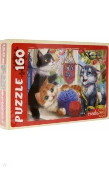 Puzzle-160. Приключения котят №2.