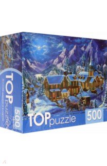 

Puzzle-500 Зимняя деревня в горах
