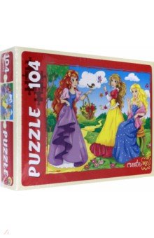 Puzzle-104. Дружные принцессы.