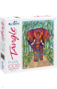 Купить Пазл-1000 Ведический слон, Оригами, Пазлы (1000 элементов)