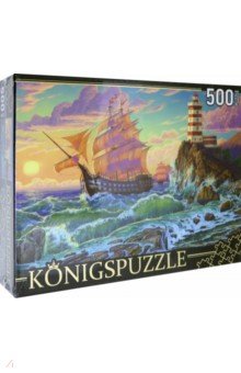 Konigspuzzle-500 Корабль и маяк