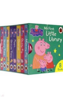 Купить Peppa Pig. Peppa My First Little Library. 8-book, Ladybird, Первые книги малыша на английском языке