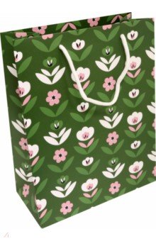 

Пакет подарочный Floral. Зеленый