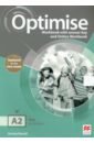 Bowell Jeremy Optimise. Updated. A2. Workbook with Answer Key and Online Workbook bowell jeremy storton richard optimise updated a2 student s book pack