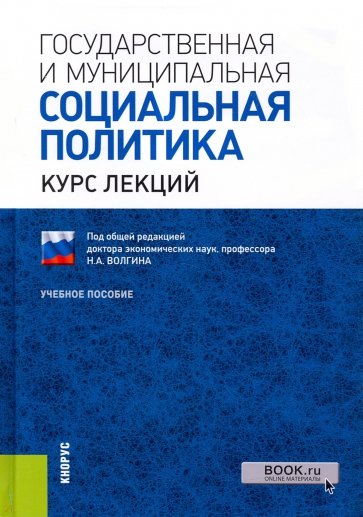 Государственная и муниципальная социальная политика. Учебное пособие