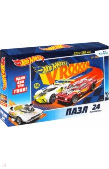 

Пазл-24 Hot Wheels. Финишный рывок