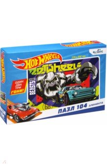 

Пазл-104 Hot wheels. Мотор-зверь