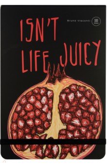 Блокнот Juicy Life. Гранат, А5, 100 листов, клетка
