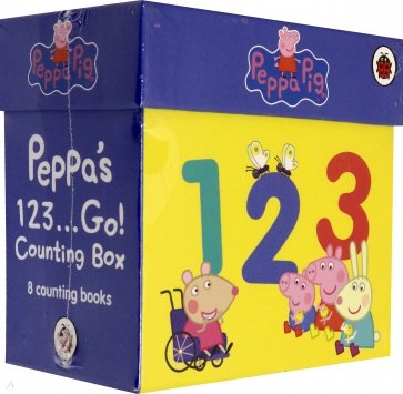 Peppa Pig. 1,2,3, Go! 8 board book box set