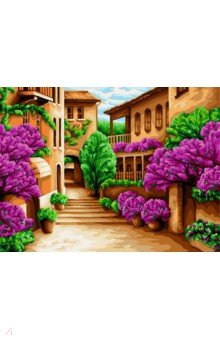 Рисование по номерам Цветущий переулок