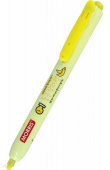 Маркер автоматический ароматизированный Round Color Pen, желтый, банан
