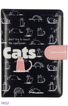 Записная Книжка Memo Journal. Toon Town. Cats, А5, 128 листов Bruno Visconti