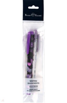 Ручка шариковая FreshWrite, синяя и карандаш механический IceGraphix. Дамские штучки. Ажур, НВ ()