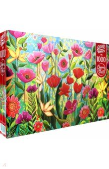 Купить Puzzle-1000 Цветочная фантазия, Cherry Puzzi, Пазлы (1000 элементов)