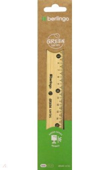 Линейка Green Series, 20 см., бамбук