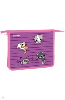 

Папка для тетрадей Kittens lilac, А5