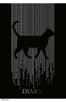 Ежедневник недатированный Черная кошка, А5, 80 листов