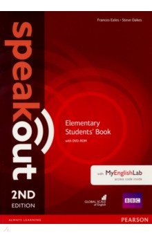 Обложка книги Speakout. Elementary. Students' Book + MyEnglishLab (+DVD), Eales Frances, Oakes Steve