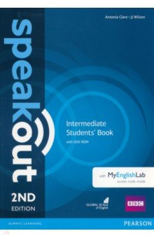 Clare Antonia, Wilson JJ - Speakout. Intermediate. Students' Book + MyEnglishLab (+DVD)